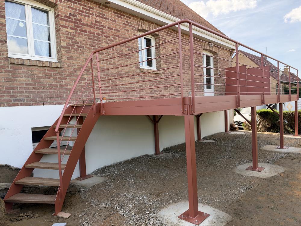 Terrasse suspendue